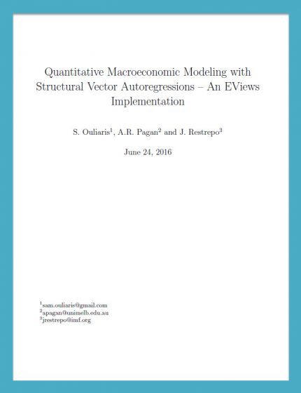 QUANTMACROMODELING