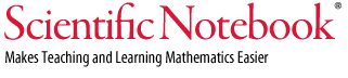 Scientific Notebook 6